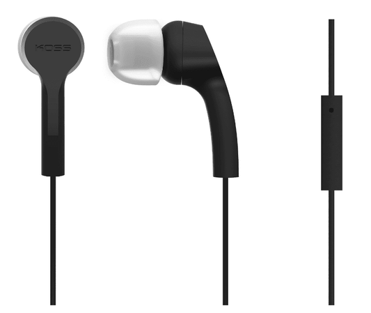 Koss KEB9i Earbuds ( Black ) With Microphone - 190402