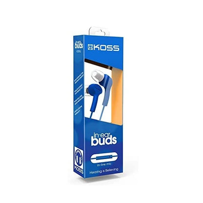 Koss KEB9i In-Earbuds With Microphone ( Blue ) - 195158