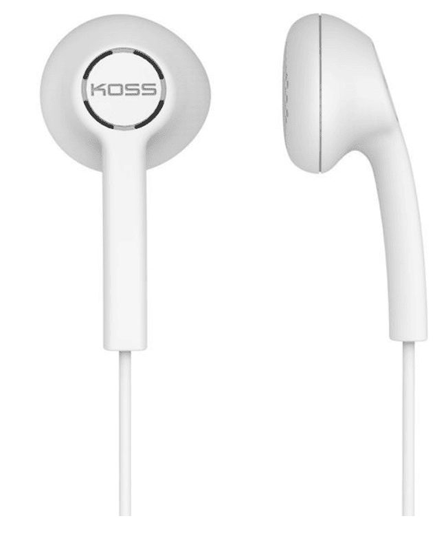 Koss KE5W Earbuds ( White ) With Microphone - 191594