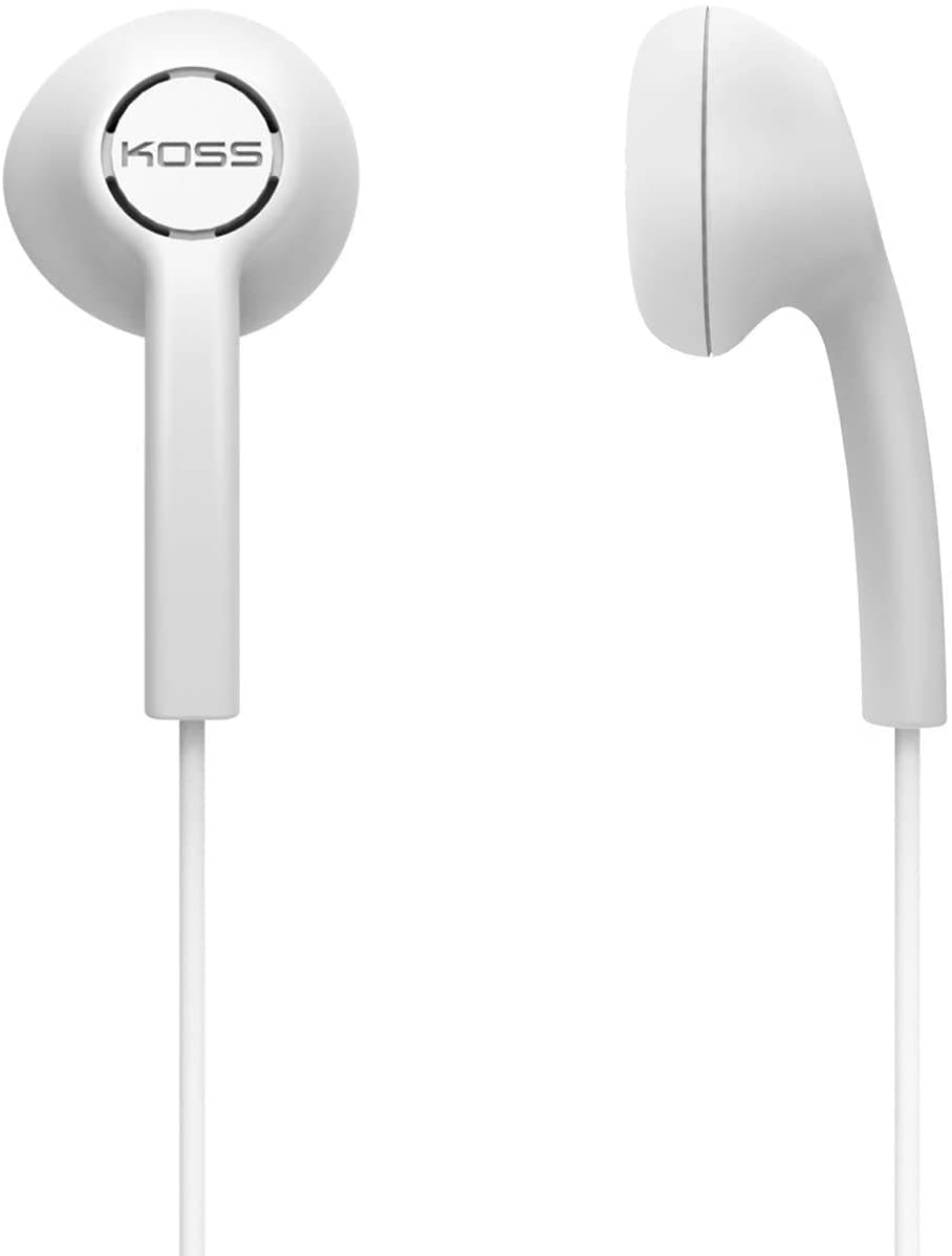 Koss KE5W Earbuds ( White ) With Microphone - 191594