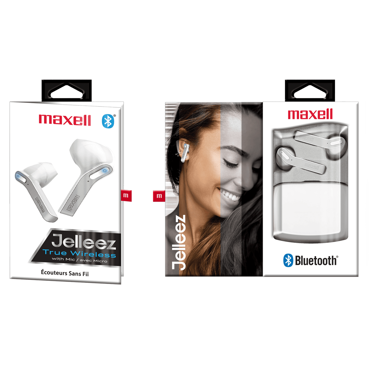 Maxell Jelleez True Wireless Earbuds – Bluetooth 5.0 With Micro, Color White  - 199461