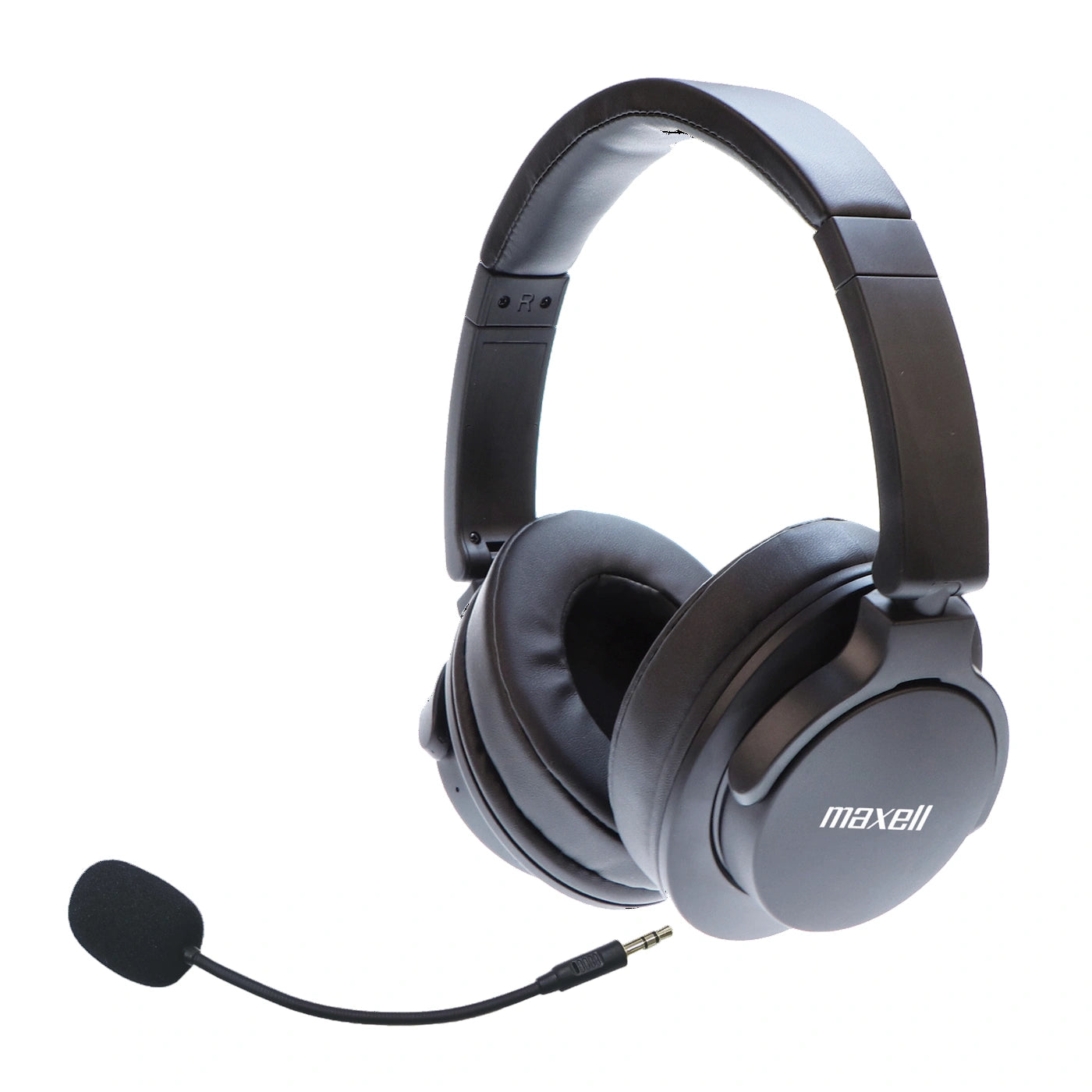 Maxell ANC-T132 Bluetooth Headphone With Detachable Boom Mic Black, Active Noise Cancelling, Bass 13