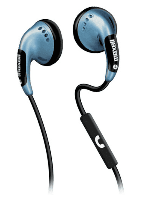 Maxell Color Buds Earbuds with Built-In Micro (Color Blue) - 199711