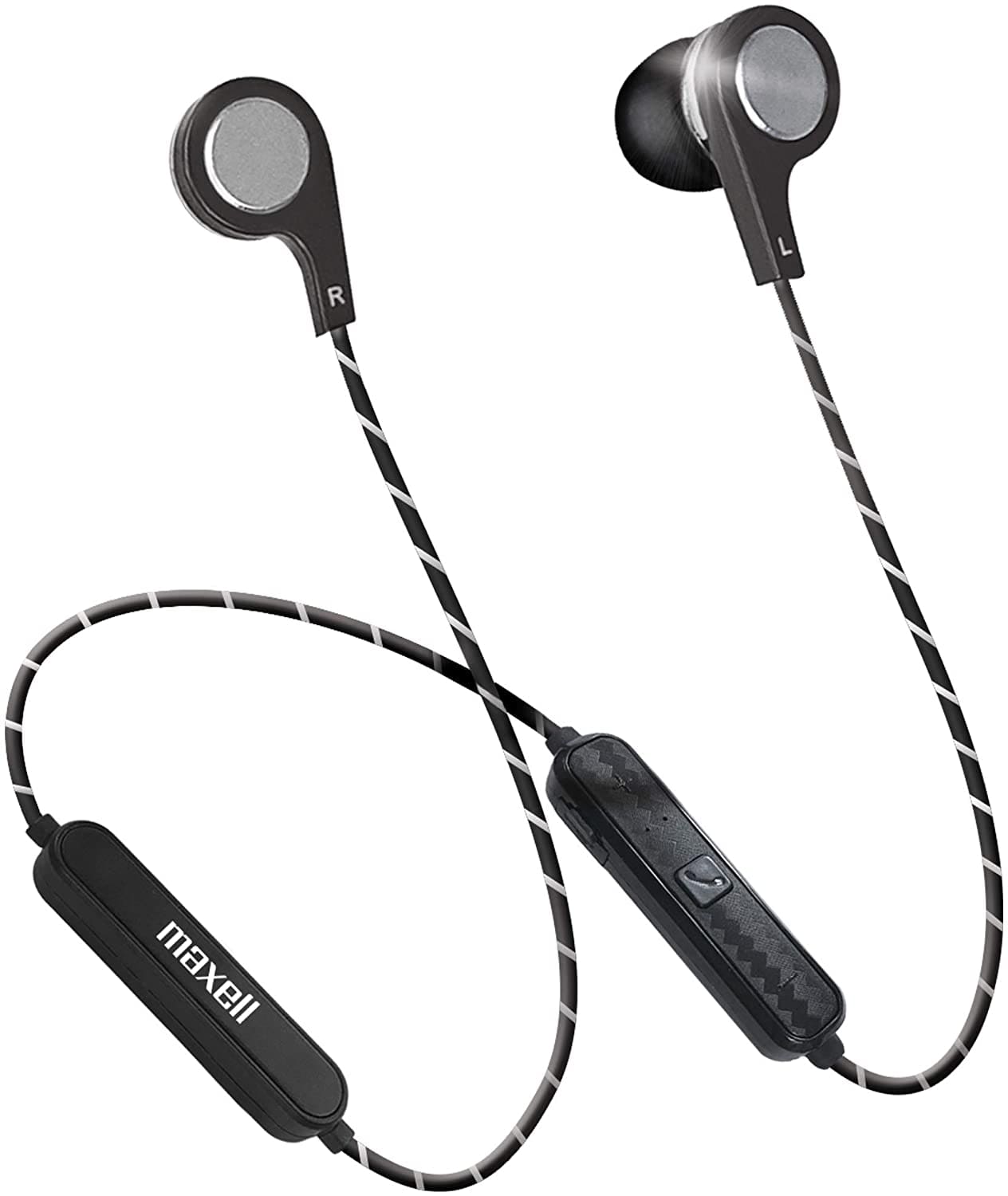 Maxell 199836 Bass 13 Wireless Bluetooth Earbuds Metallic Charcoal