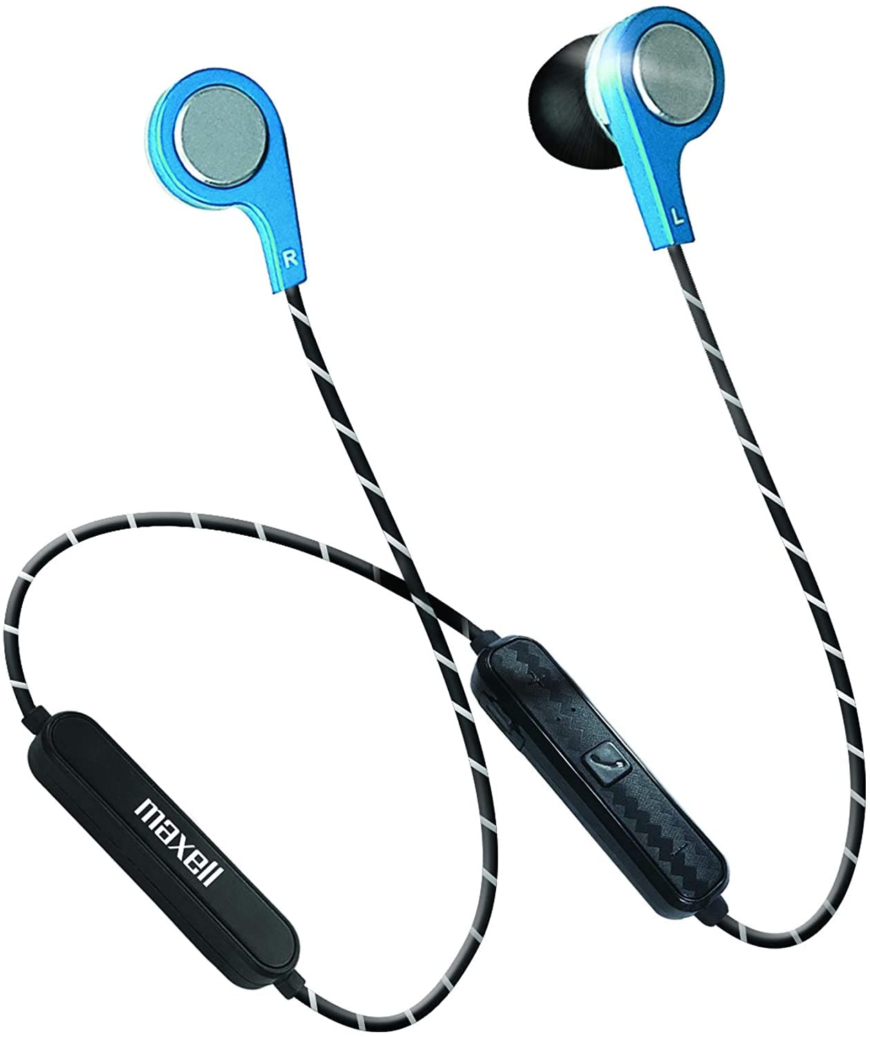 Maxell Bass 13 Wireless Bluetooth Earbuds (Metallic) Blue -  199837