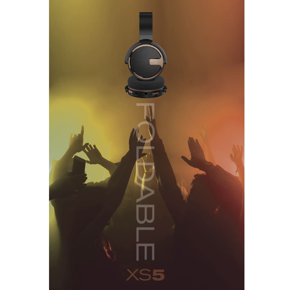 24248 M Series XS5 Wireless Bluetooth Stereo Headphones - Proflash