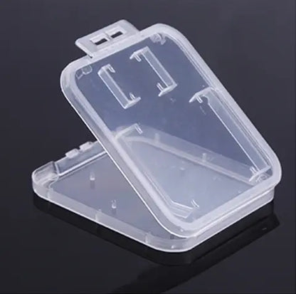 Memory Card Cases Protection Plastic Transparent Storage Box