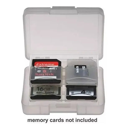Portable Hard Plastic Storage Case for 8 SD & 2 Micro-SD Memory Cards,1 Pack