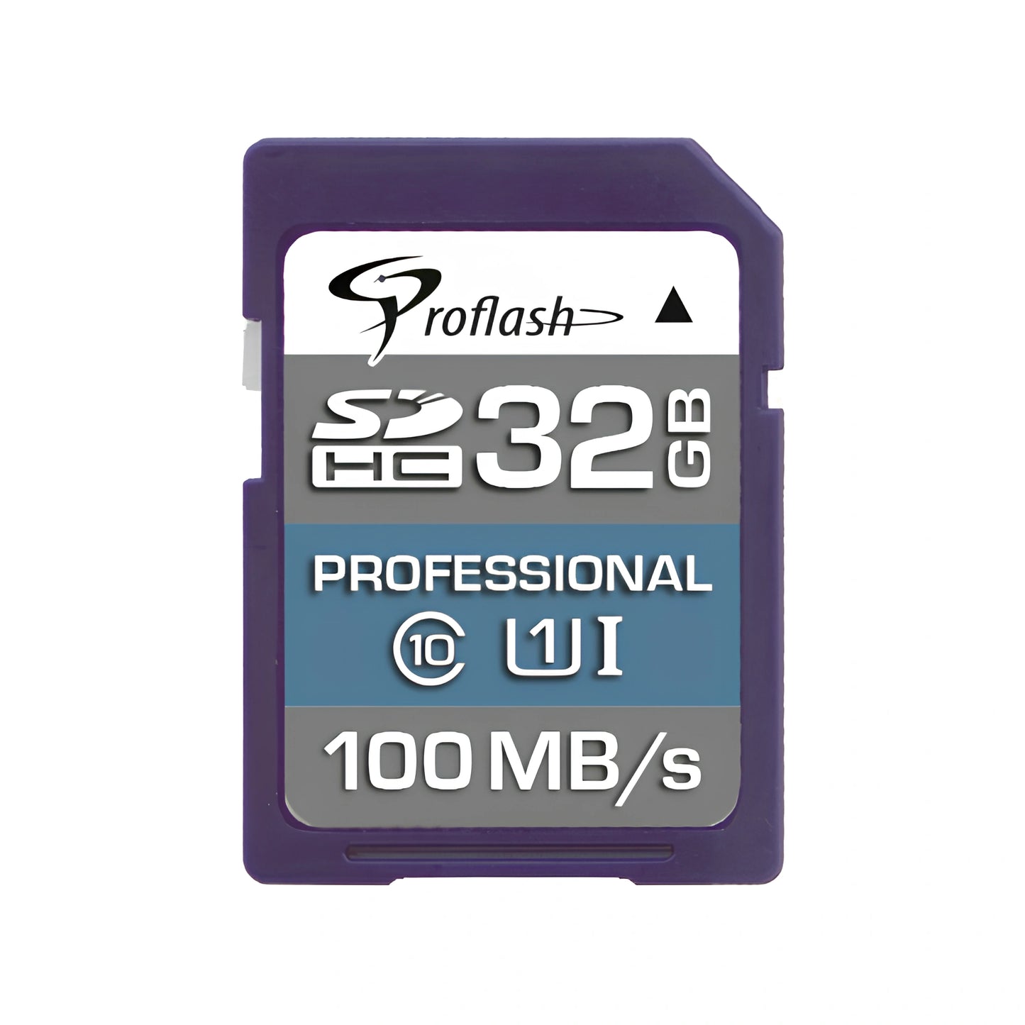 Proflash 32GB SDHC Memory Card – UHS-I, Class 10, 100MB/s