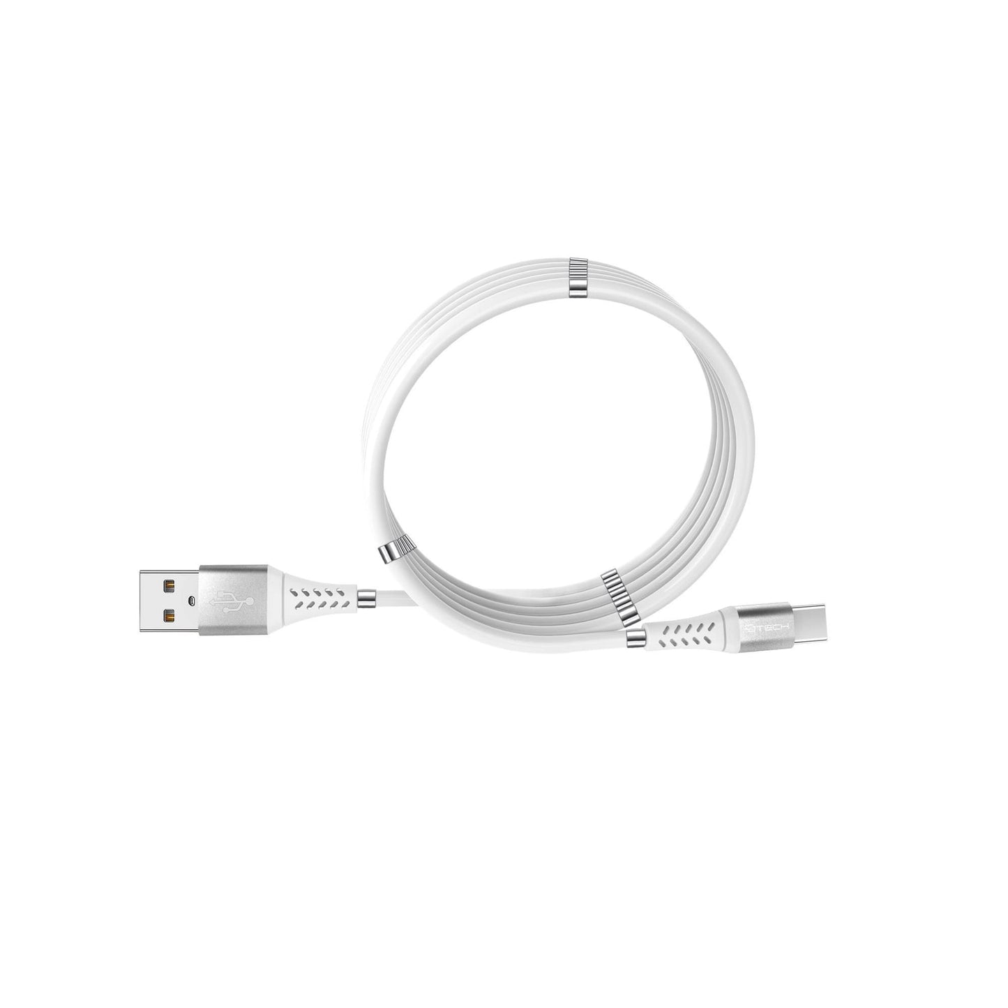 3D Magnetic Charging Cable 6FT Type-C White - 53359