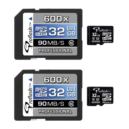 Proflash Memory Card Micro-SDHC 32GB Class 10 UHS-I U3 4K With Adapter 2 Pack /  6731-2