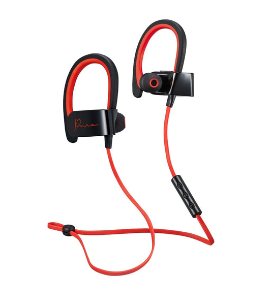 M Pure In-Ear Wireless Bluetooth Earbuds  Red & Black - 72324