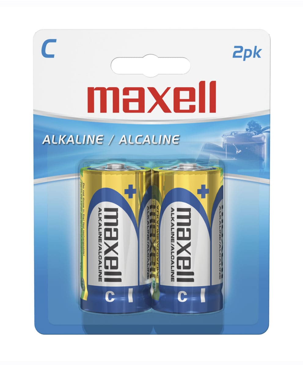 Maxell  Alkaline Batteries C  2Pack - 723320