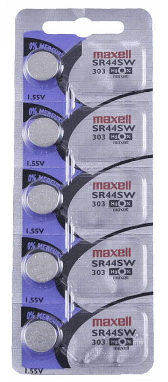 Maxe Watch Battery SR43W 386 5PCS Tearstrip  ( Pack of 5 Batteries ) - 731650