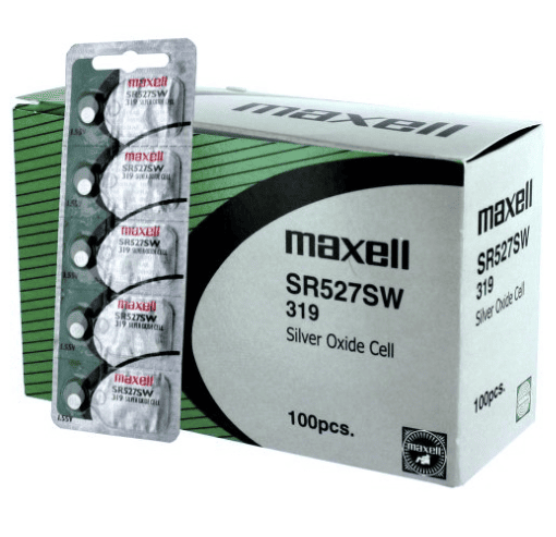 Maxell Watch Battery SR527SW-319 5PCS Tearstrip  ( Pack of 5 Batteries ) - 745050