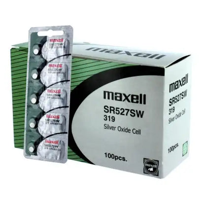 Maxell Watch Battery SR527SW-319 5PCS Tearstrip  ( Pack of 5 Batteries ) - 745050