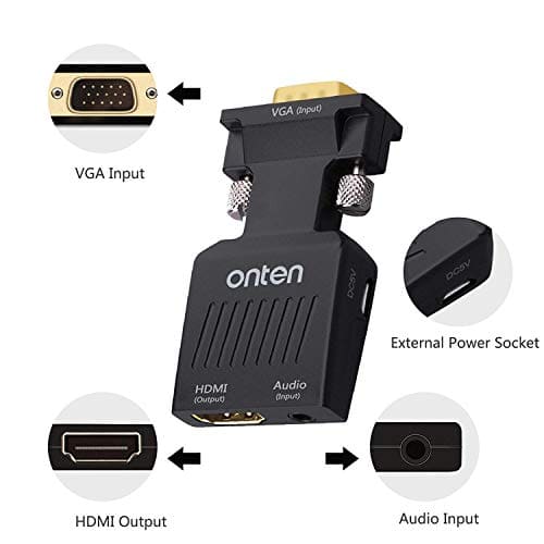 7557 HDMI TO VGA Adapter with Audio - Proflash