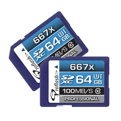 Proflash Memory Card SDXC 64GB 2 Pack  Class 10 USH-I U1100 MB/s  /  7827