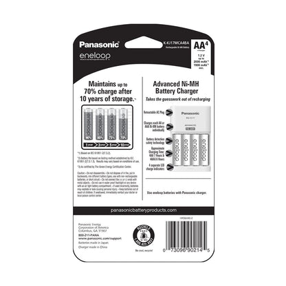 Panasonic Eneloop Rechargeable AA Ni-MH Batteries with Charger  97649