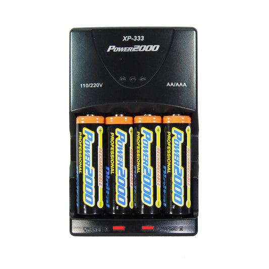 Panasonic Eneloop Rechargeable AA Ni-MH Batteries with Charger- 97652