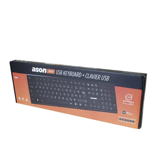 ASON TECH – Wired Keyboard, 1.5 m USB, 104 Keys