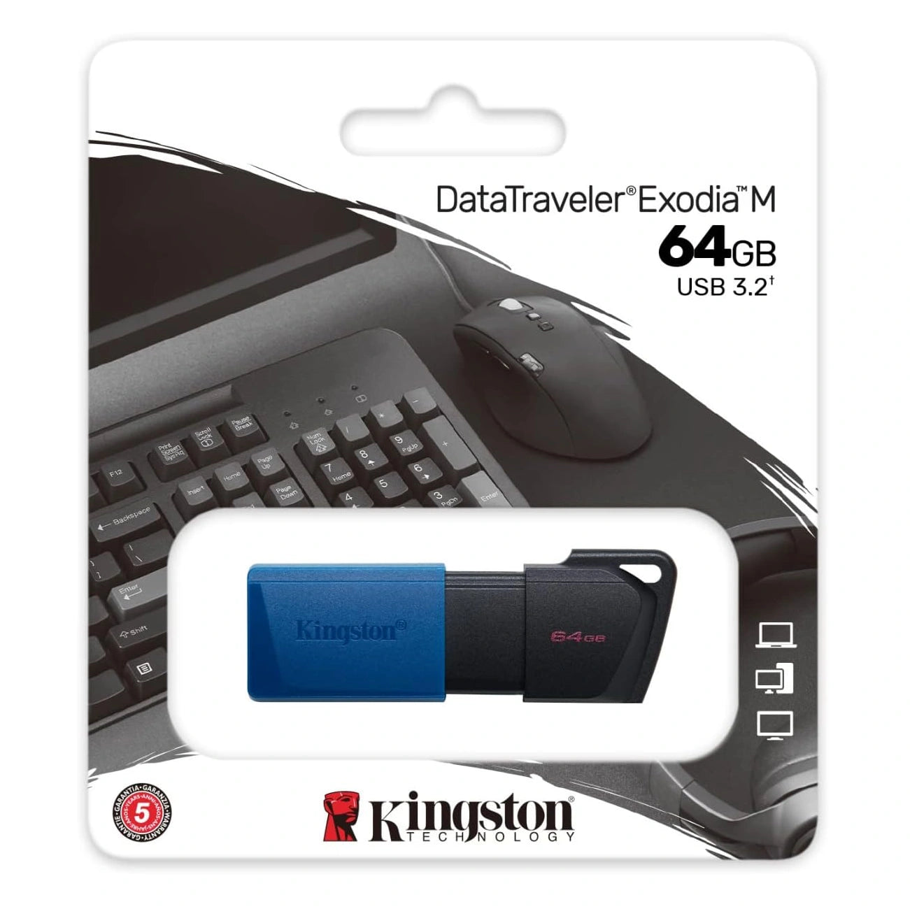 Kingston Data Traveler Exodia M USB 3,2 Flash Drive 64 GB