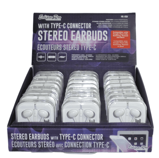 Eclipse Pro IE-5D USB-C Earbuds with Microphone  CE-IE-5D