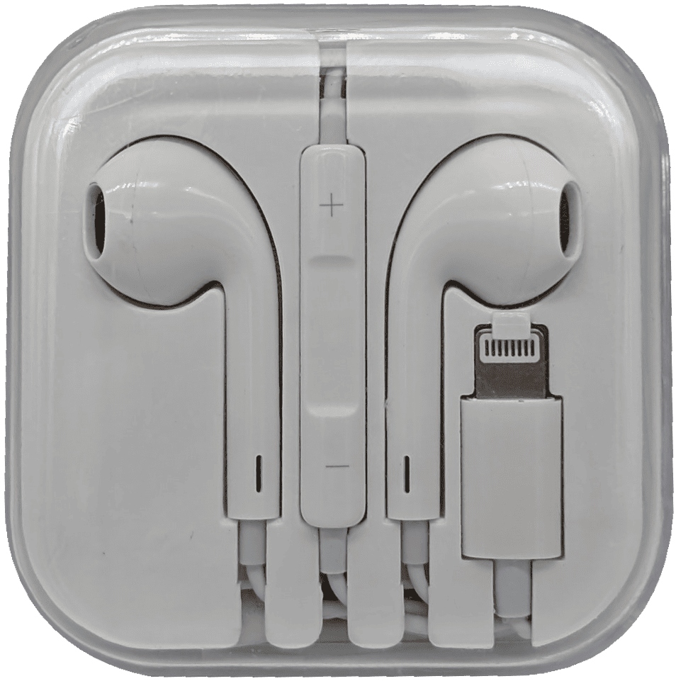 CE-IP-975  Generic Lightning Earbuds  W-Microphone , Earbuds For IPhone 7 And Above,