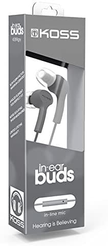 Koss KEB9i in-Earbuds ( Grey ) With Microphone - 190410