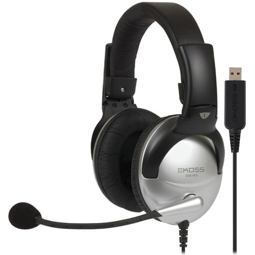 Koss SB-45 USB Multimedia Headset Audio Microphone - 193425