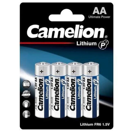 Camelion Lithium AA Batteries (Pack of 4)  -  OB-26479