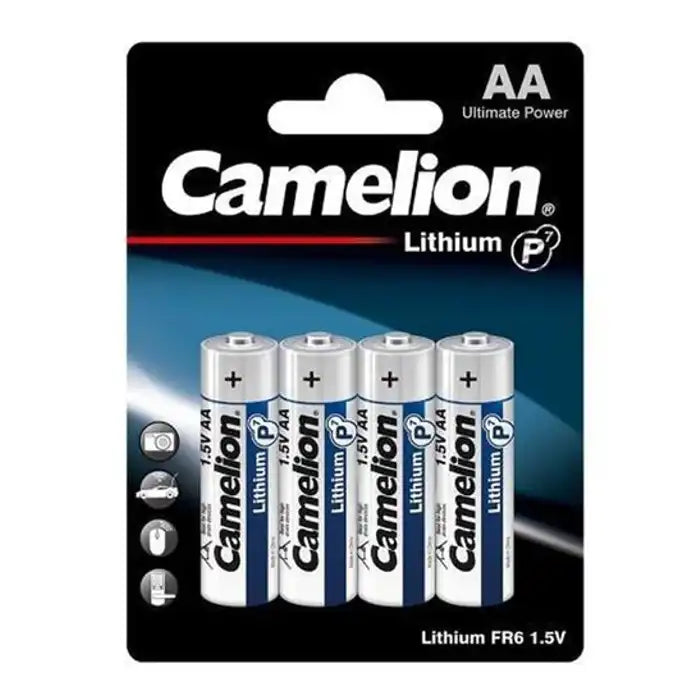 Camelion Lithium AA Batteries (Pack of 4)  -  OB-26479