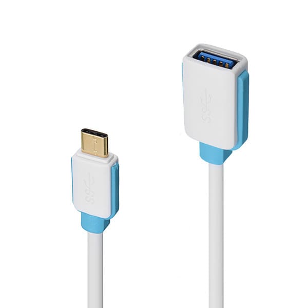 Onten Cable USB C to USB 3.0 Female 1.0 Meter White  -  OT-69002