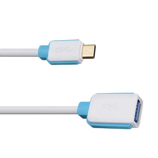 Onten Cable USB C to USB 3.0 Female 1.0 Meter White  -  OT-69002