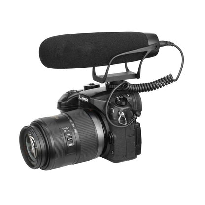 PXM-48 Professional Condenser Shotgun Microphone for DSLR Cameras, Camcorders, Smartphones, and Computers