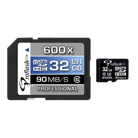 Carte mémoire Proflash Micro-SDHC 16 Go Classe 10 UHS-I U3 4K avec adaptateur / 6730