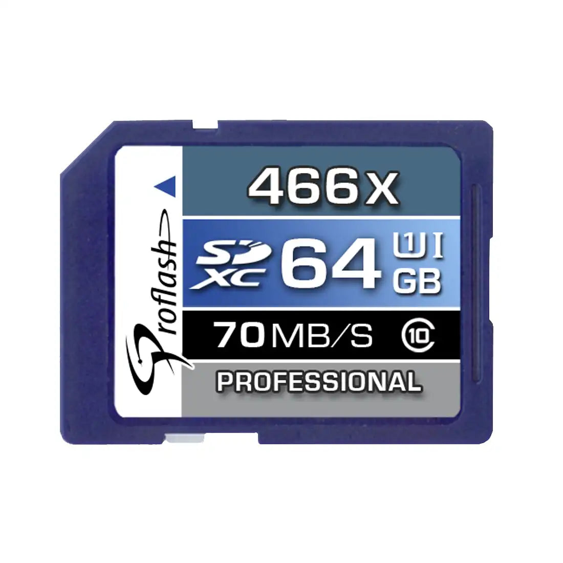 Proflash Memory Card 64GB SDXC Card Class 10 USH-I U1  /  6953