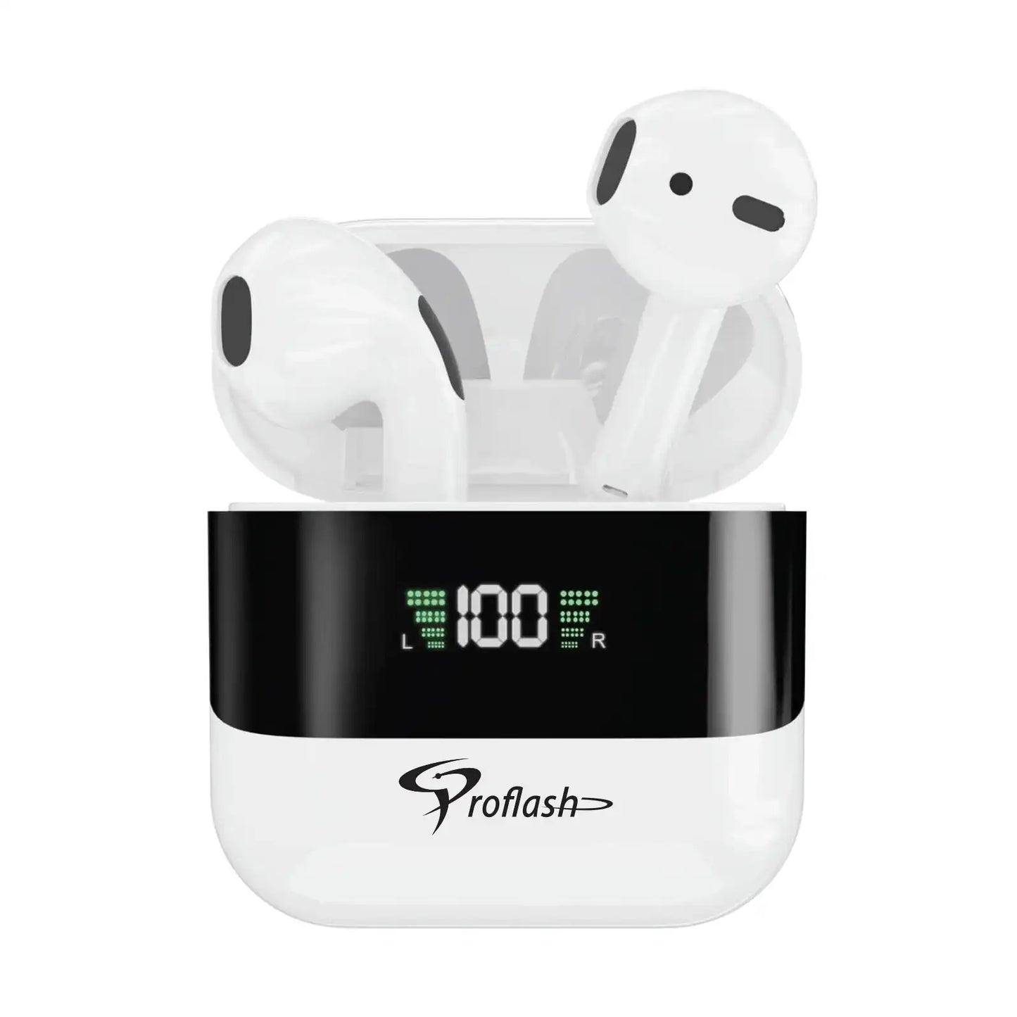 Wireless Earbuds With Battery Display, Touch Control, Mic, ANC.