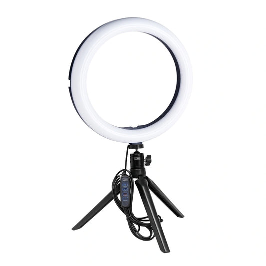 Vidpro RL-10 10" Inch LED Ring Light Kit with Mini Tripod and Ball Head