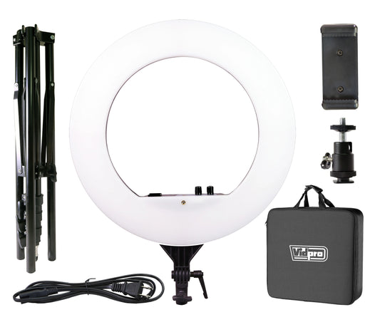 Vidpro Model RL-18 LED 18” Ring Light Kit with Stand and Case