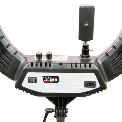 Vidpro Model RL-18 LED 18” Ring Light Kit with Stand and Case