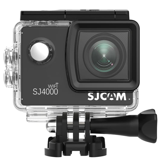 Full HD Action Camera SJCAM SJ4000 Wi-Fi With 1080P Video, 12MP Photos, 170° Wide Angle Lens, Waterproof Design & LCD Display