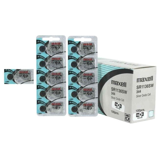 Batterie de montre Maxell SR1136SW 344 5PCS Sur Bande détachable ( Paquet de 5 piles ) 732850 - Proflash