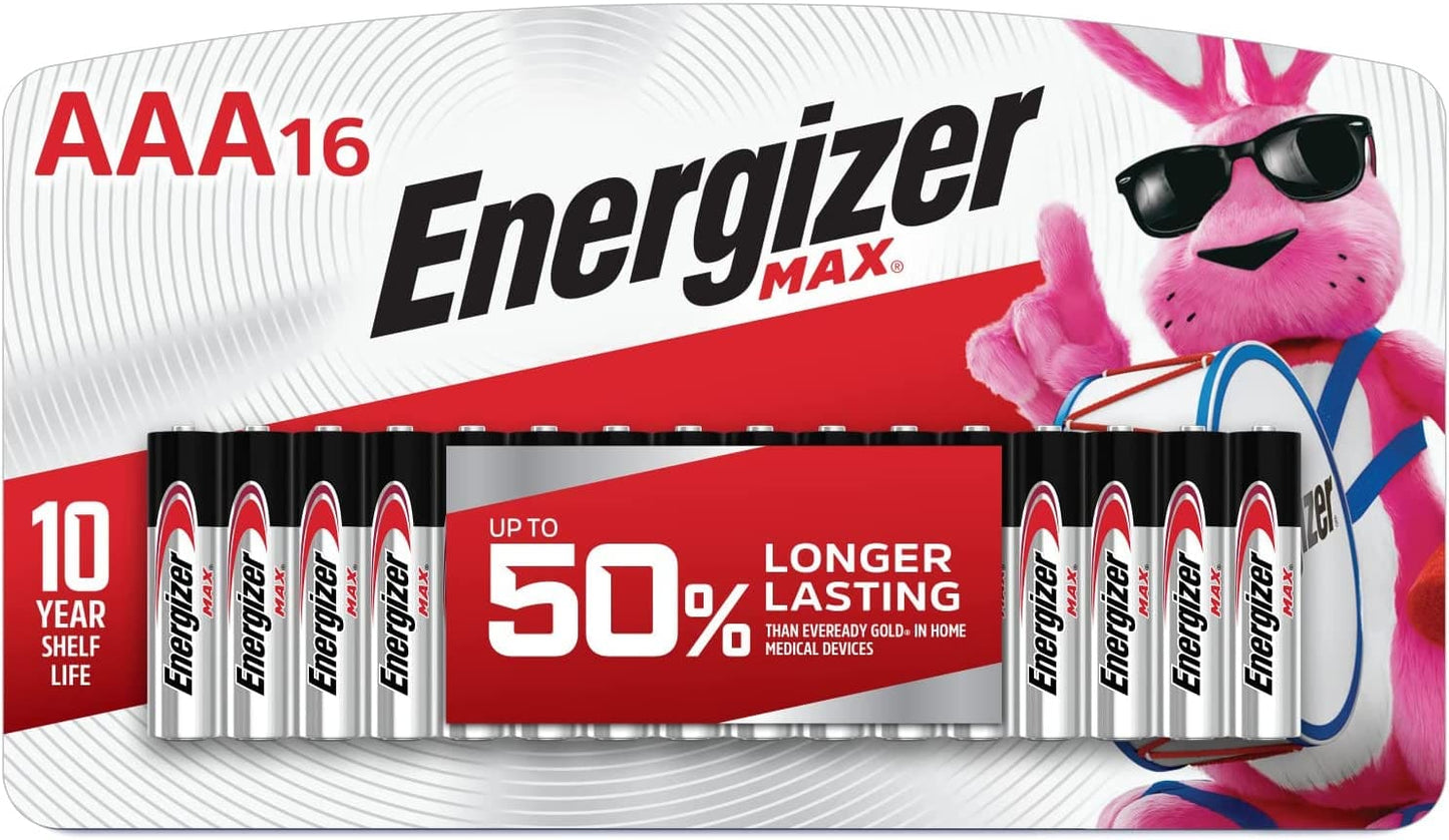 Batteries Alkaline Energizer MAX®&nbsp; AAA Package of 16 ( E92BP16 ) - Proflash