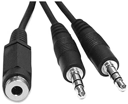 Cable 3.5mm Stereo Male Splitter to 2 Females - Proflash