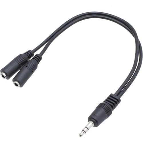 Cable 3.5mm Stereo Male Splitter to 2 Females - Proflash