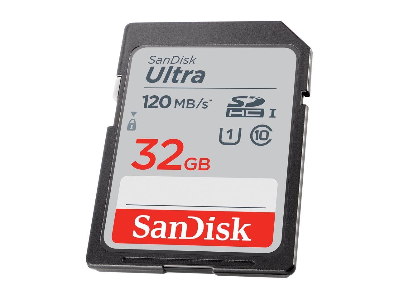 Carte SanDisk Ultra SDHC, 32 Go, U1, classe 10, Lecture : 120 Mo/s, - Proflash