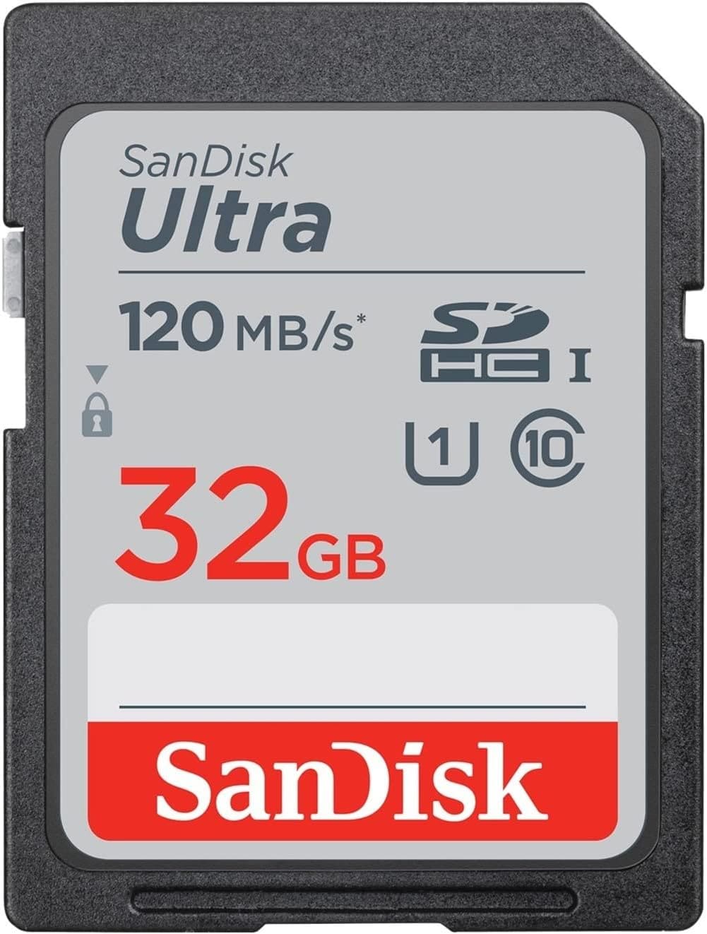 Carte SanDisk Ultra SDHC, 32 Go, U1, classe 10, Lecture : 120 Mo/s, - Proflash