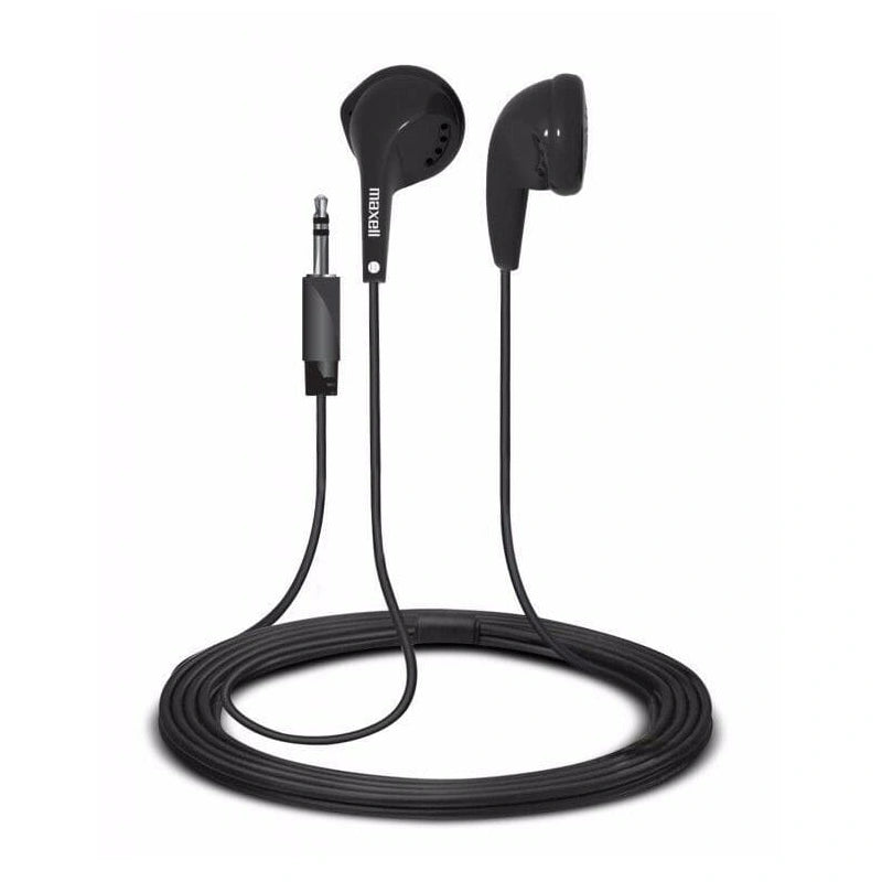 Maxell EB-95 Stereo Earbuds -Black - 190560