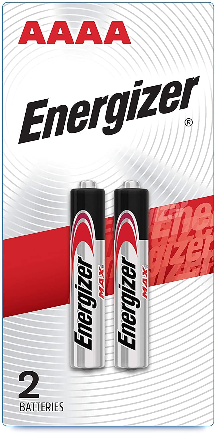 Energizer AAAA Alkaline Batteries , Pack of Two - Proflash